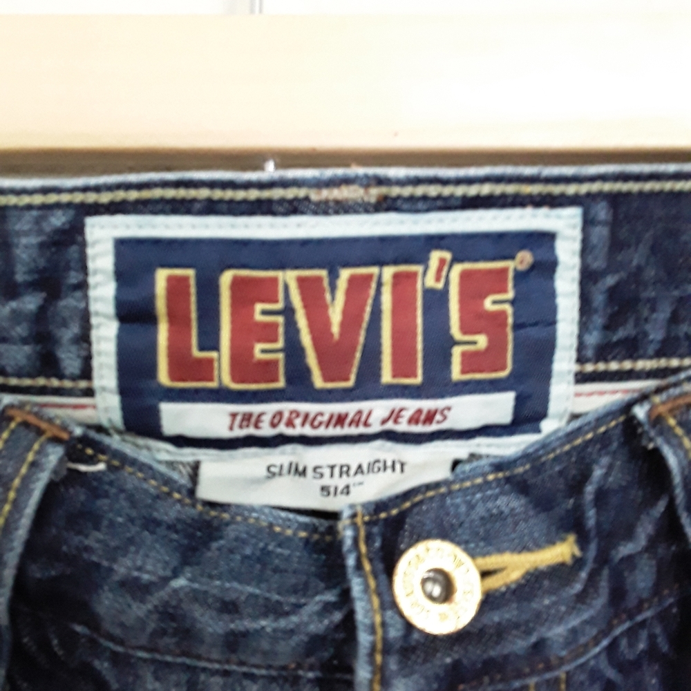 Mens Levi's 514 Slim Straight Jeans - Picture 7 of 8